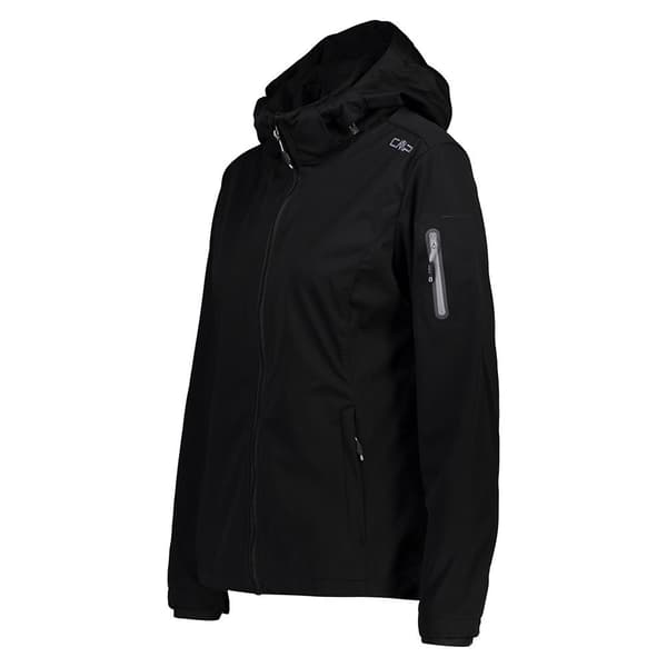 Cmp Jakke Light Softshell 39a5016 Sort 2XS Kvinde