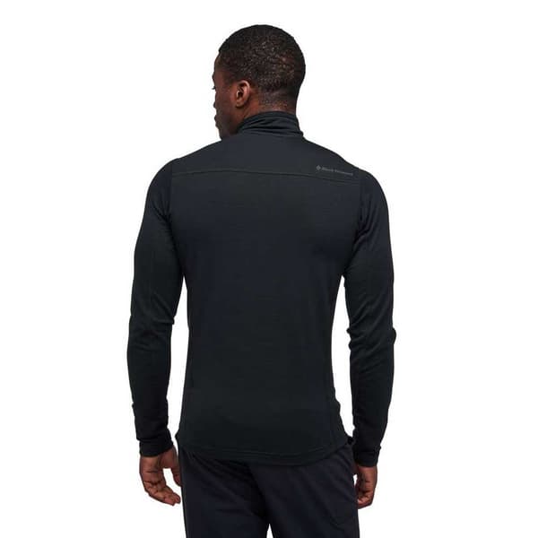 Black Diamond Täysin Vetoketjullinen Fleece Coefficient Lt Qz Musta M Mies