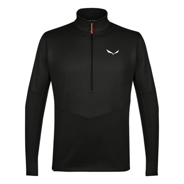 Salewa Halv Blixtlåsfleece Puez Pl Svart L Man