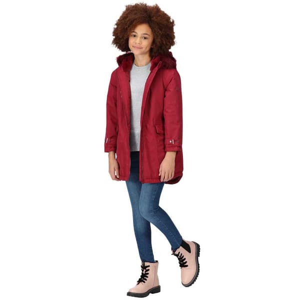 Regatta Parka Adelyn Rød 7-8 Years Dreng