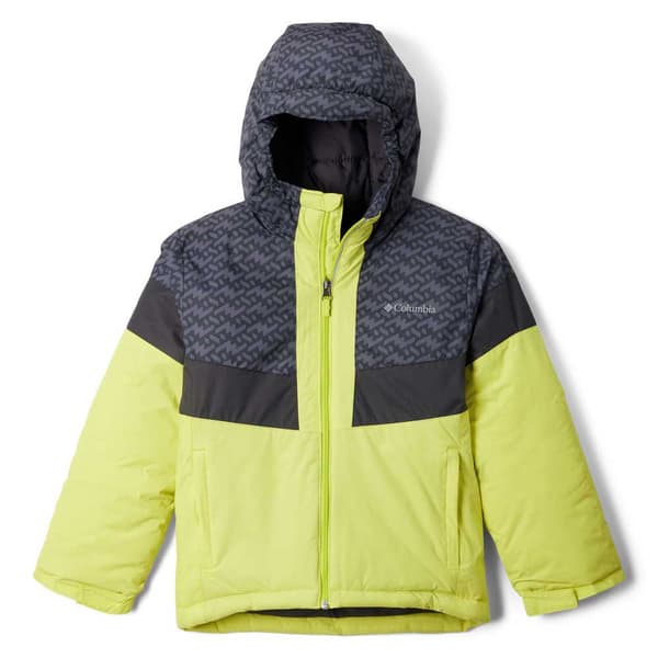 Columbia Regnjacka Med Full Dragkedja Lightning Lift™ ii Gul XL Pojke