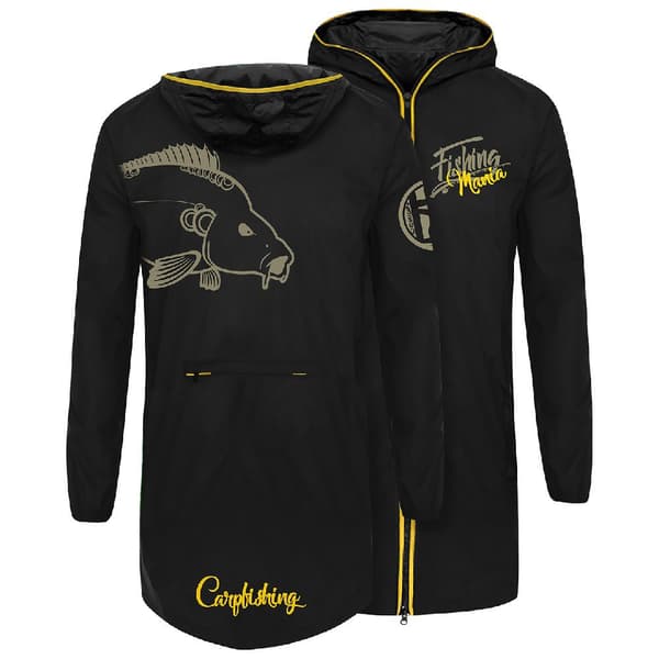 Hotspot Design Regnjacka K-way Carpfishing Mania Svart XL Man