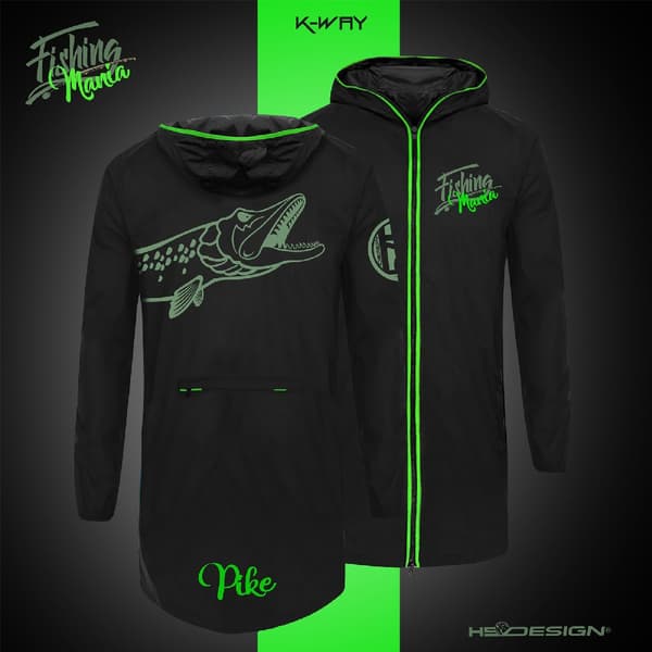 Hotspot Design Regnjacka K-way Pike Mania Svart L Man