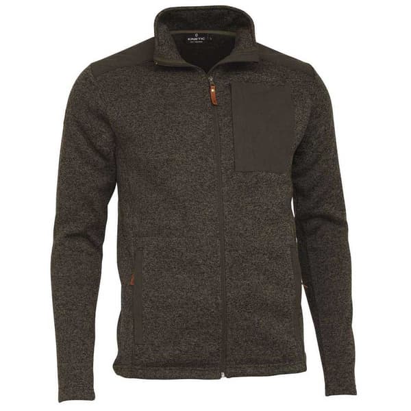 Kinetic Full Dragkedja Fleece Upland Knit Grönt XL Man