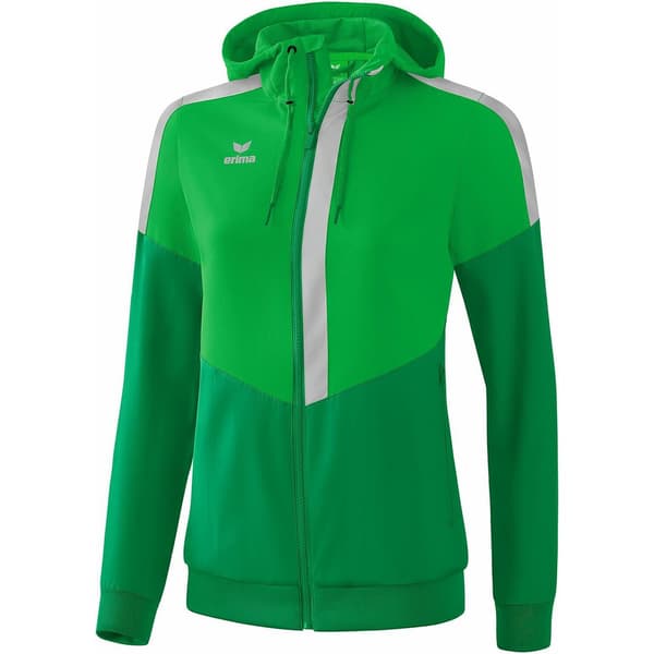 Erima Hættejakke Tracktop Squad Grøn 44 Kvinde