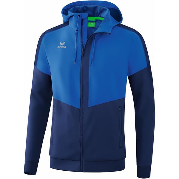 Erima Hættejakke Tracktop Squad Blå M Mand