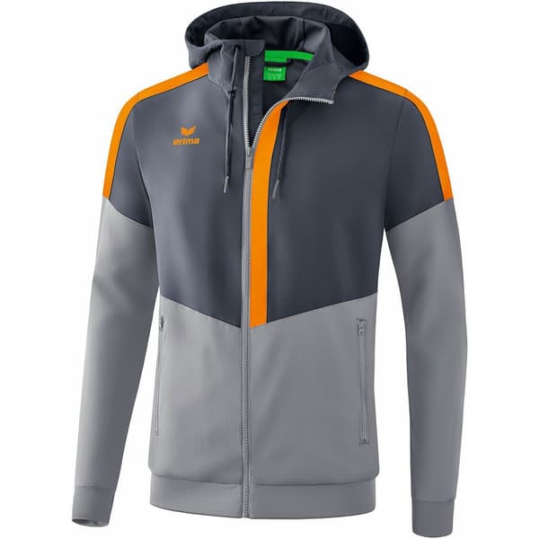 Erima Hættejakke Tracktop Squad Grå XL Mand