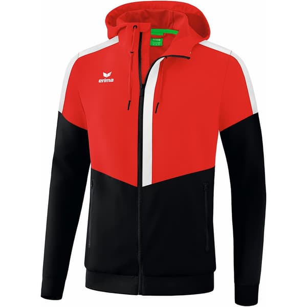Erima Hættejakke Tracktop Squad Rød XL Mand