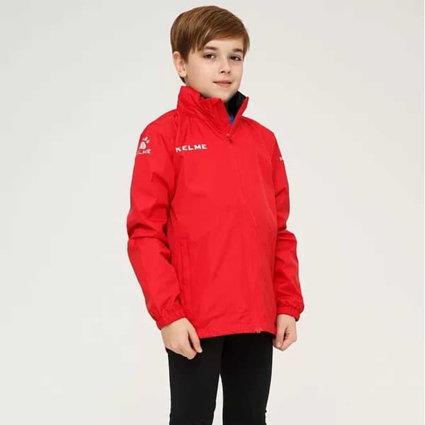 Kelme Regnjakke Windproof Rain Rød 130 cm Dreng