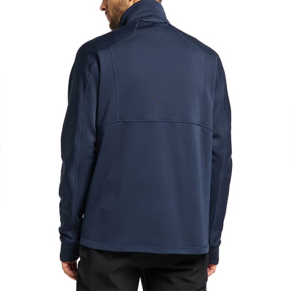 Haglofs Full Dragkedja Fleece Betula Blå L Man