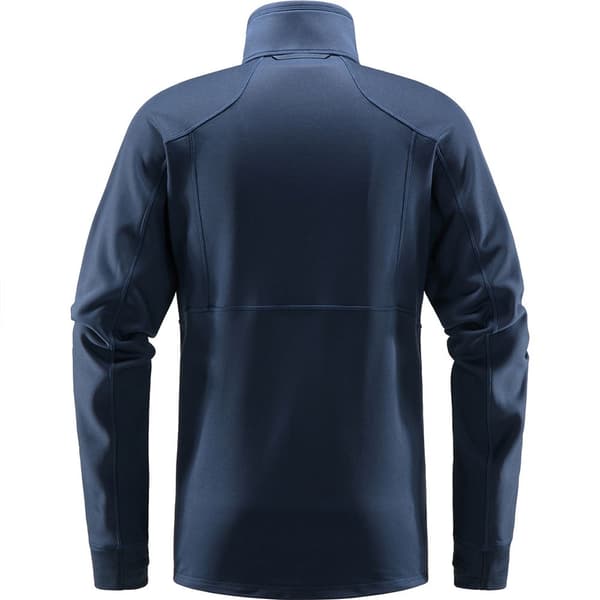 Haglofs Full Dragkedja Fleece Betula Blå L Man