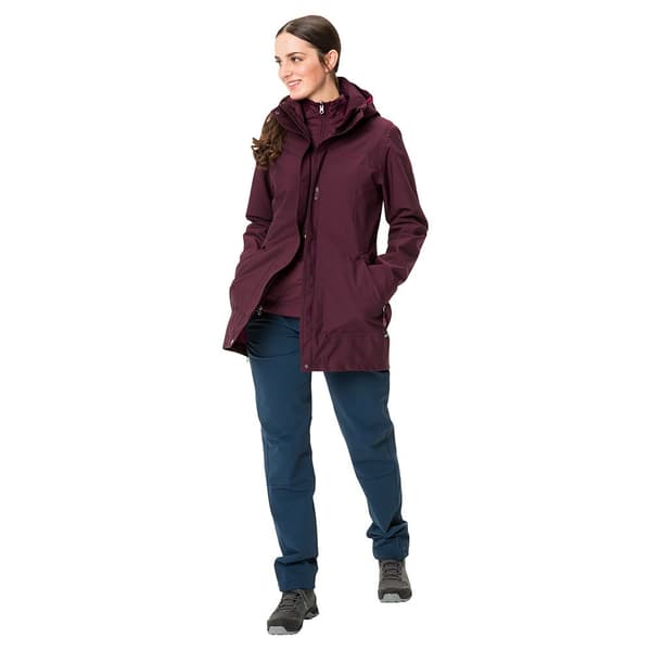 Vaude Takki Idris 3 In 1 Iii Violetti 38 Nainen