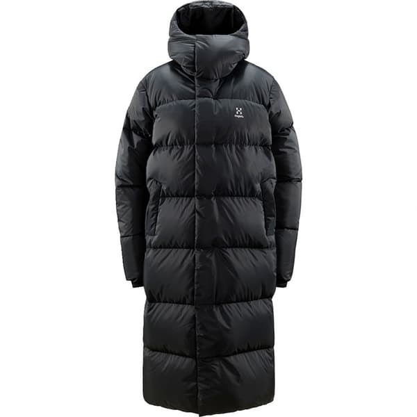 Haglofs Parka Long Down Sort XL Kvinde
