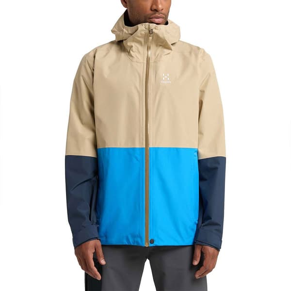 Haglofs Jacka Finch Proof Beige,Blå M Man