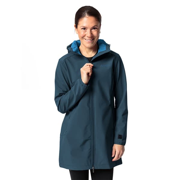 Vaude Parka Moena Softshell Blå 38 Kvinde