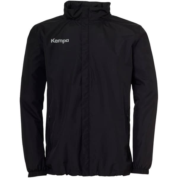 Kempa Regnjakke Sort 140 cm Dreng