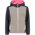 Miniatyrbillede 1 af 3: Cmp Jakke Fix Hood Girl 30m2175 Grå 6 Years