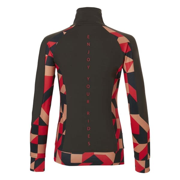 Rehall Full Dragkedja Fleece Rose-r Svart 152 cm