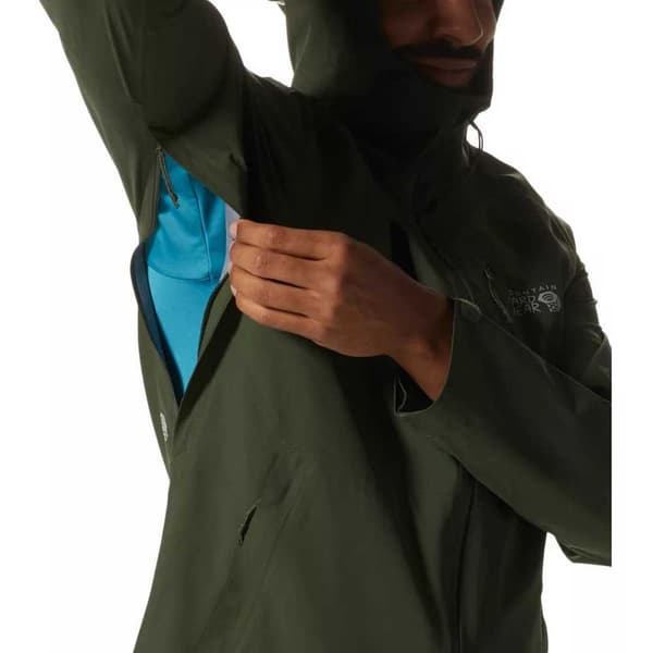 Mountain Hardwear Takki New Stretch Ozonic Vihreä XL Mies