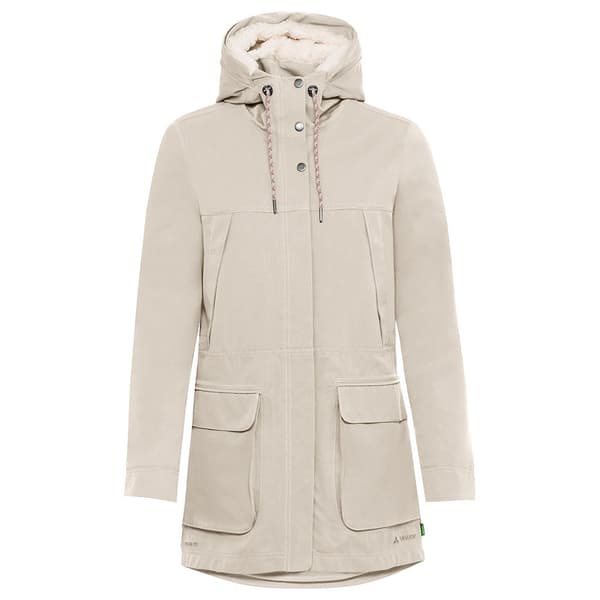 Vaude Parkas Manukau Ii Beige 36 Kvinna