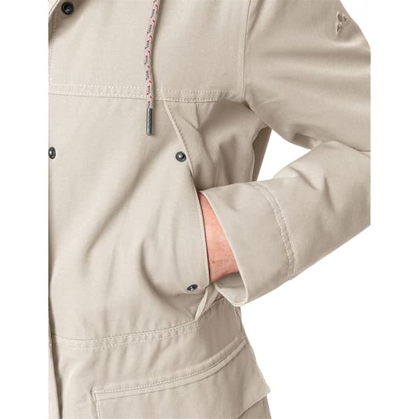 Vaude Parkas Manukau Ii Beige 36 Kvinna
