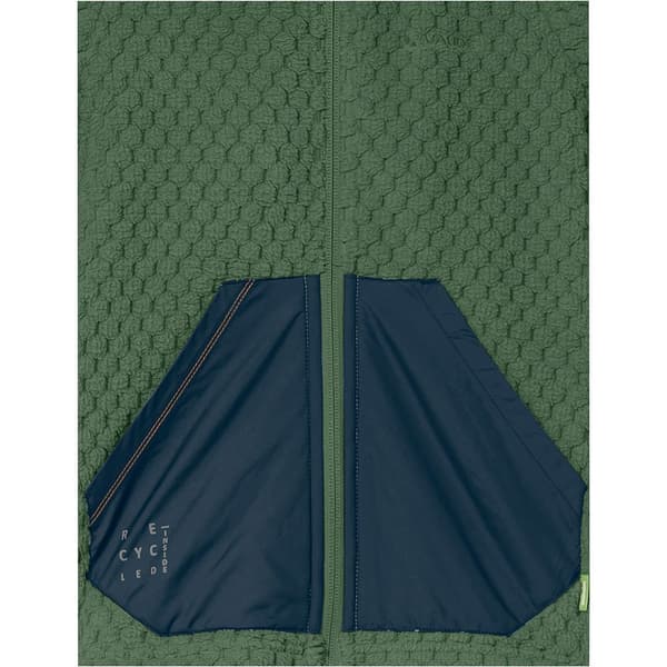 Vaude Junior Fleece Med Fuld Lynlås Manukau Grøn 122-128 cm