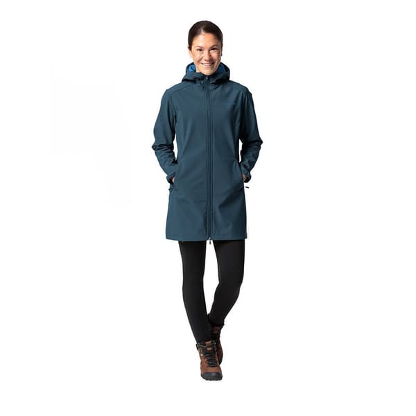 Vaude Parka Moena Softshell Blå 40 Kvinde