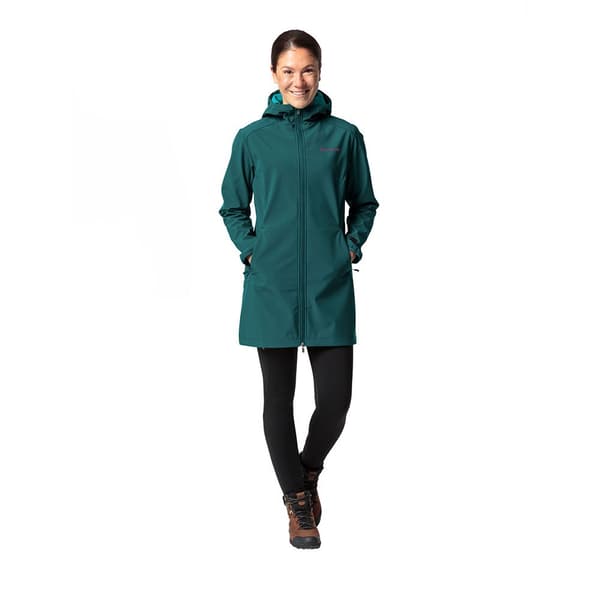 Vaude Parkas Moena Softshell Grönt 40 Kvinna
