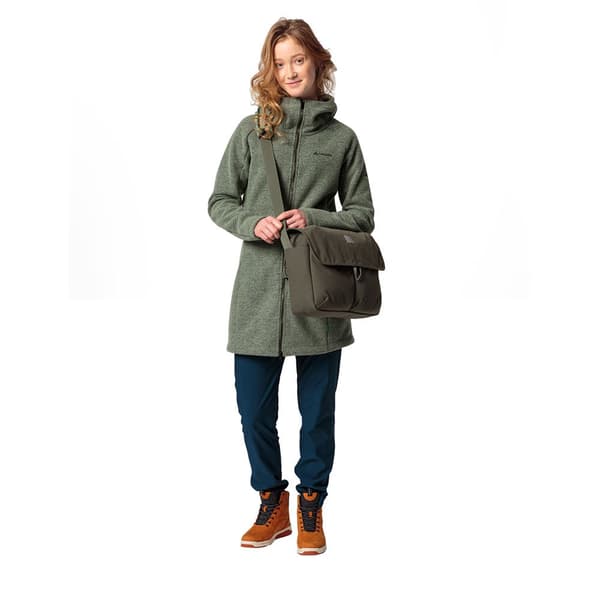 Vaude Full Dragkedja Fleece Tinshan Iii Grönt 40 Kvinna
