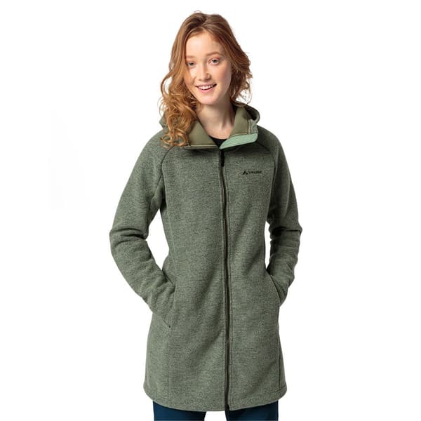 Vaude Full Dragkedja Fleece Tinshan Iii Grönt 40 Kvinna