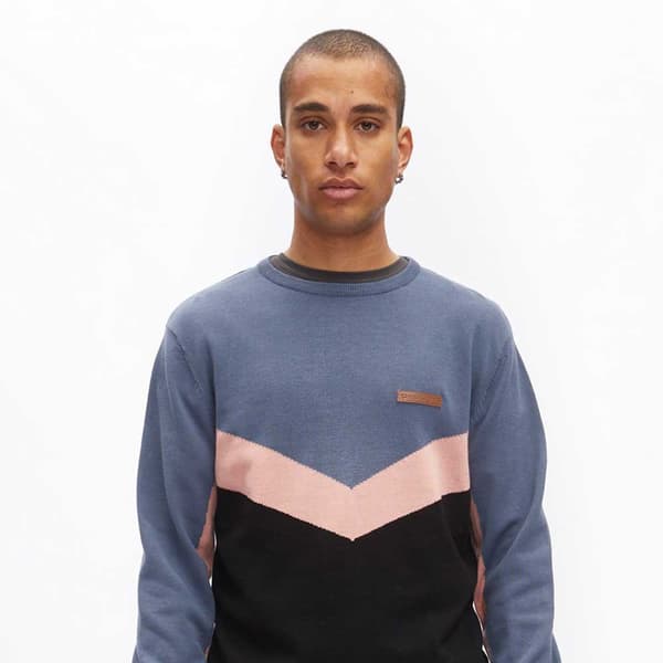 Hydroponic Crew Neck Villapaita Montauk Sininen XL Mies