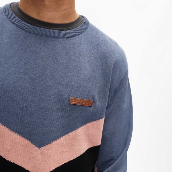 Hydroponic Crew Neck Villapaita Montauk Sininen XL Mies