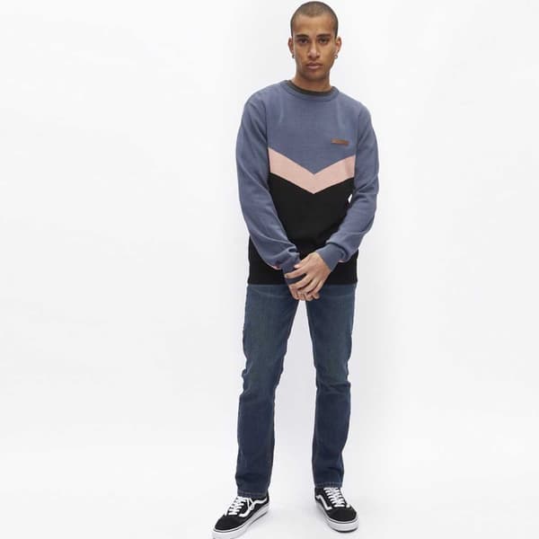 Hydroponic Crew Neck Villapaita Montauk Sininen XL Mies