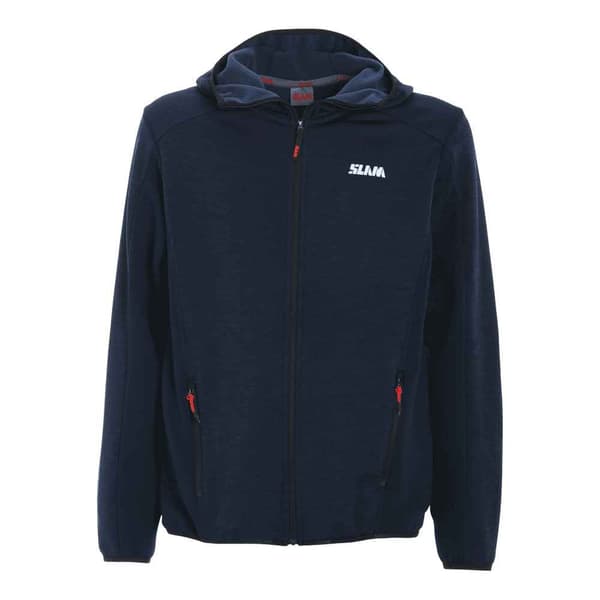 Slam Skinna Active Hood Power Str Blå S Man