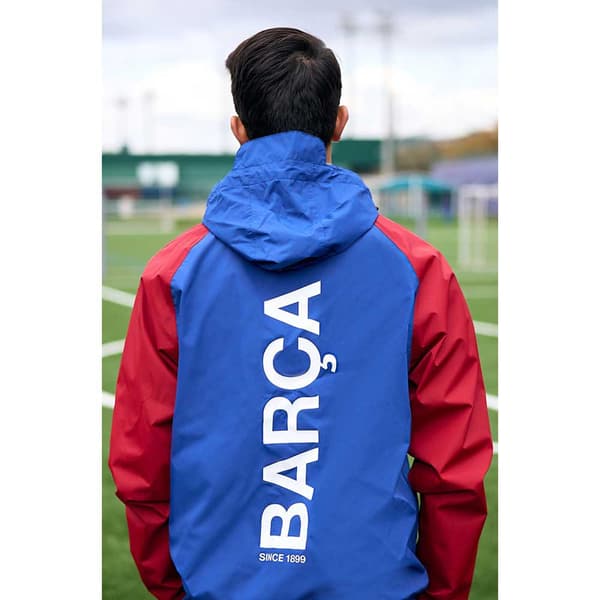 BarÇa Takki Crest Punainen,Sininen S Mies