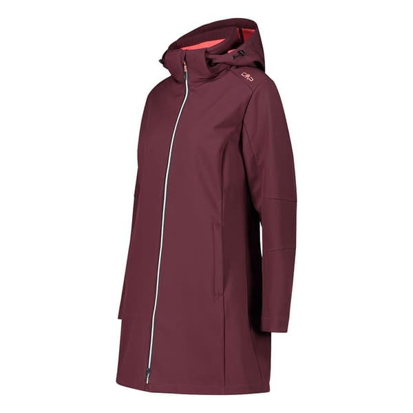 Cmp Frakke Longline Softshell 3a08326 Rød 3XL Kvinde