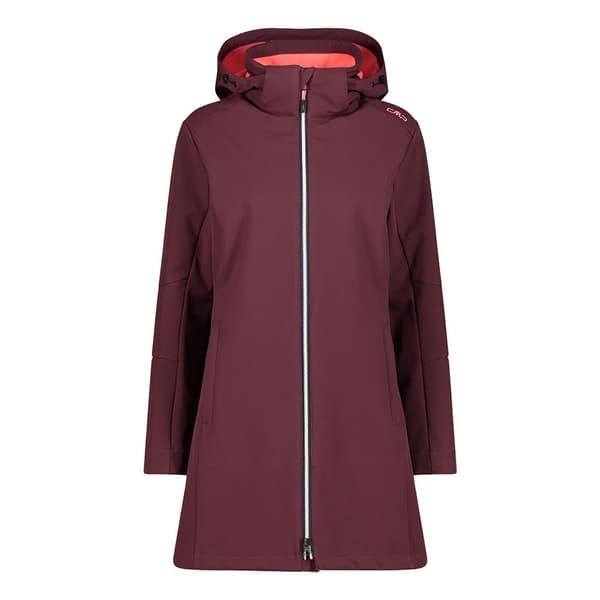 Cmp Frakke Longline Softshell 3a08326 Rød 3XL Kvinde