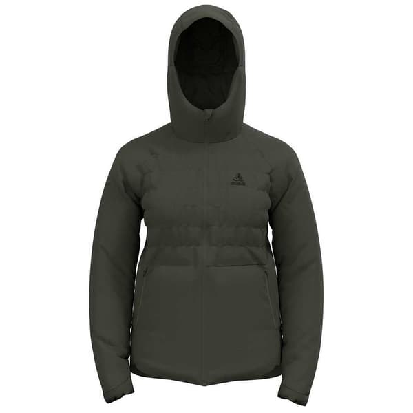Odlo Jakke Ascent S-thermic Hooded Grøn M Kvinde