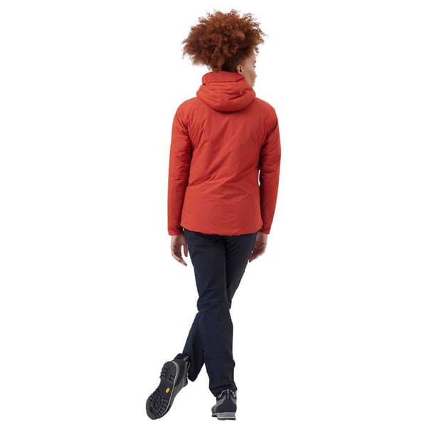 Odlo Jakke Ascent S-thermic Hooded Rød XS Kvinde