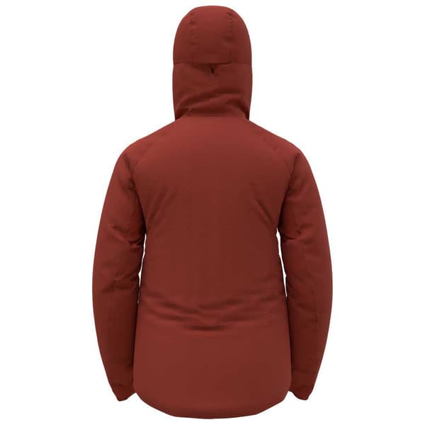 Odlo Jakke Ascent S-thermic Hooded Rød XS Kvinde