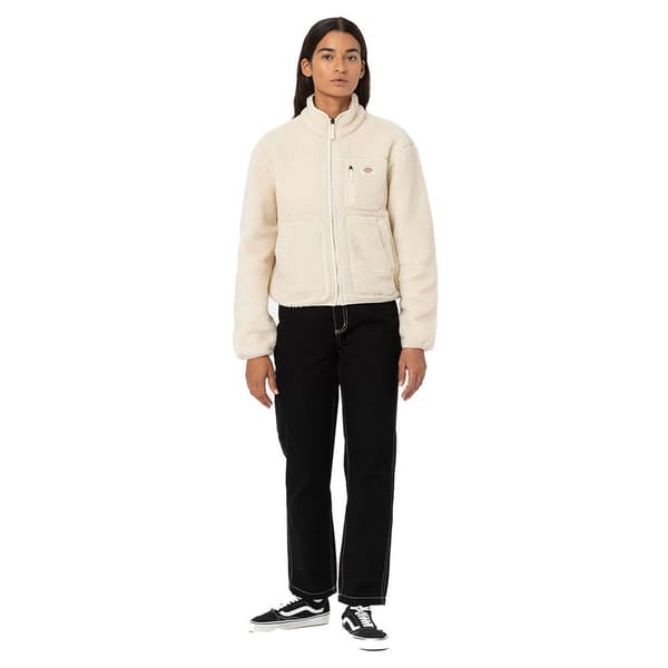 Dickies Full Dragkedja Fleece Mount Hope Beige XL Kvinna