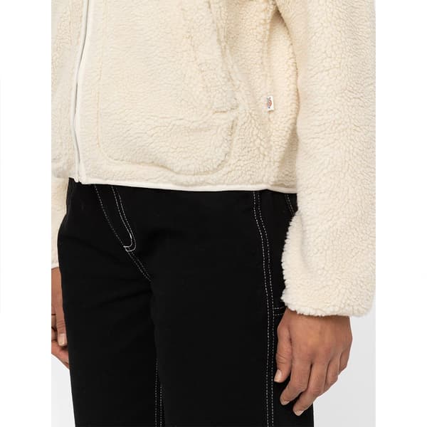 Dickies Full Dragkedja Fleece Mount Hope Beige XL Kvinna