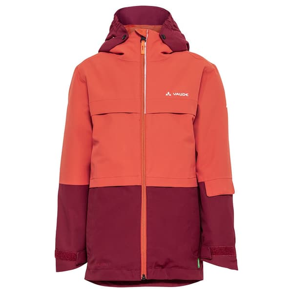 Vaude Junior Hættejakke Snow Cup 3 In 1 Ii Rød 104 cm Dreng