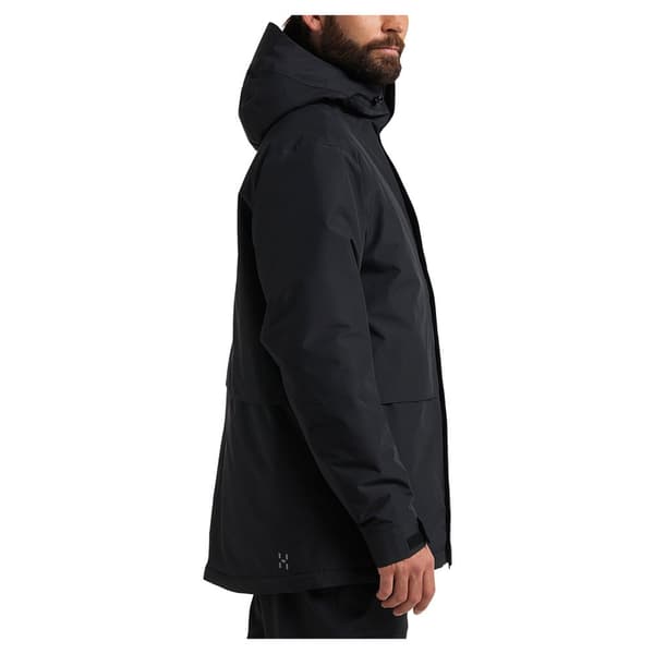 Haglofs Parkas Salix Proof Mimic Svart 2XL Man