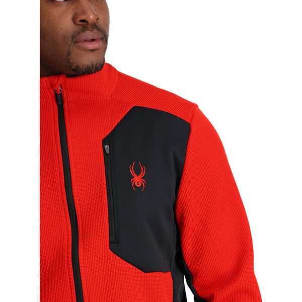 Spyder Täysin Vetoketjullinen Fleece Bandit Punainen XL Mies