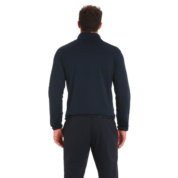 Slam Fleece Active Mid Wgt Grid Sininen L Mies