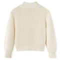 Miniatyrbilde 2 av 6: vidaXL Cardigan for barn strikket snø hvit 104