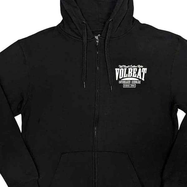 Volbeat Louder and Faster Zipped Hoodie