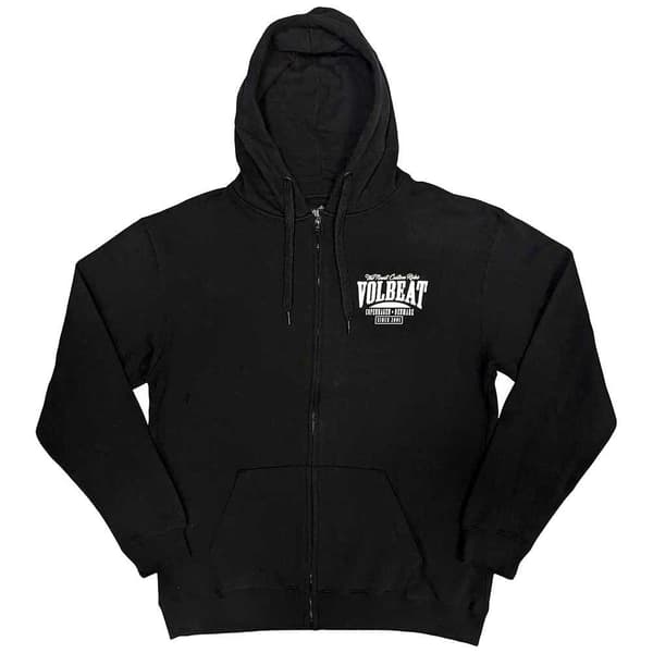 Volbeat Louder and Faster Zipped Hoodie