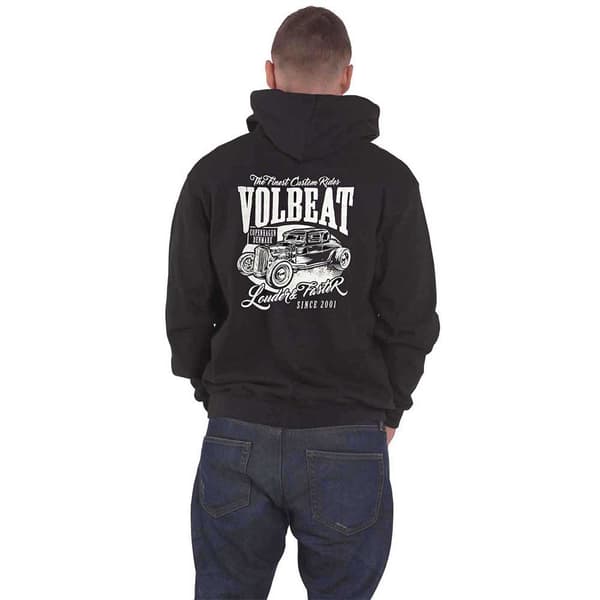Volbeat Louder and Faster Zipped Hoodie